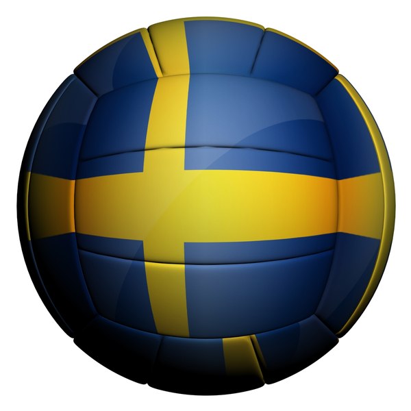 3D volleyball ball model