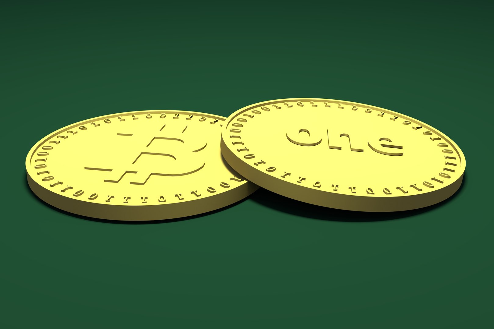 3D Coins Symbol Bitcoin Cycles - TurboSquid 1197827