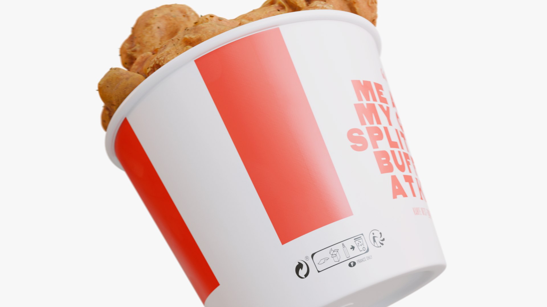 3D KFC Fried Chicken Bucket - TurboSquid 2251727