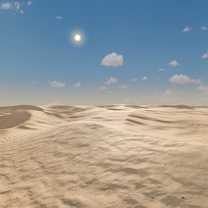 desert dunes real 3D