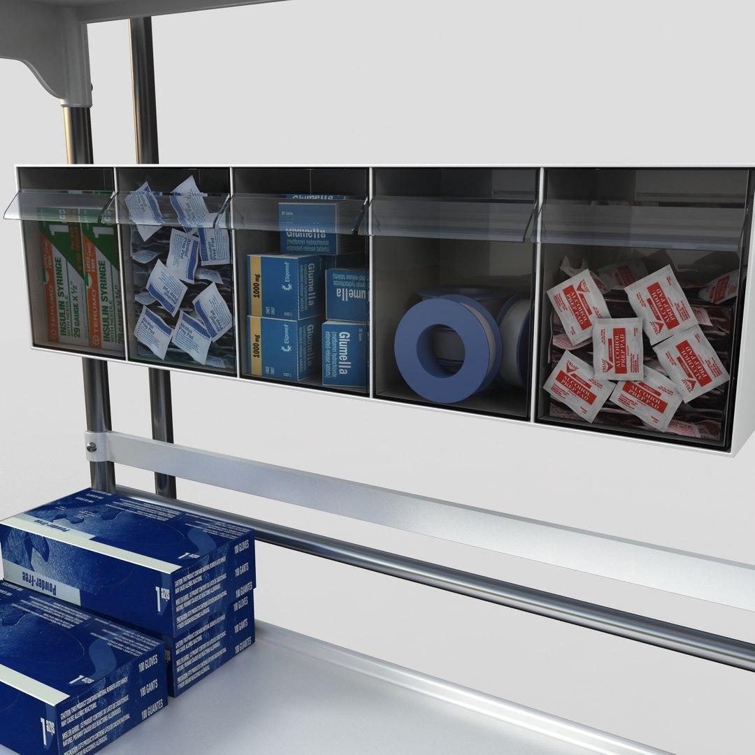 Max Medical Supply Cart 1