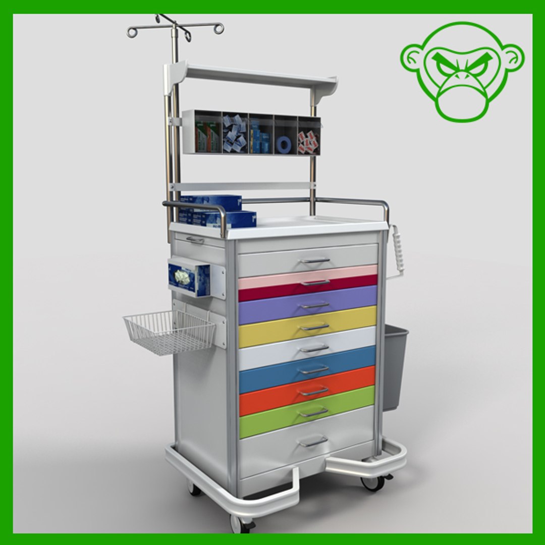 Max Medical Supply Cart 1