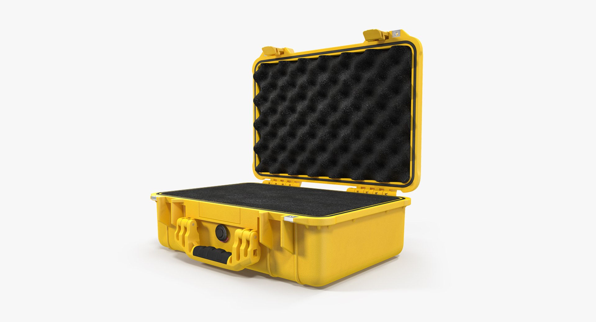 Pelican Case Yellow Foam 3D Model - TurboSquid 1284022