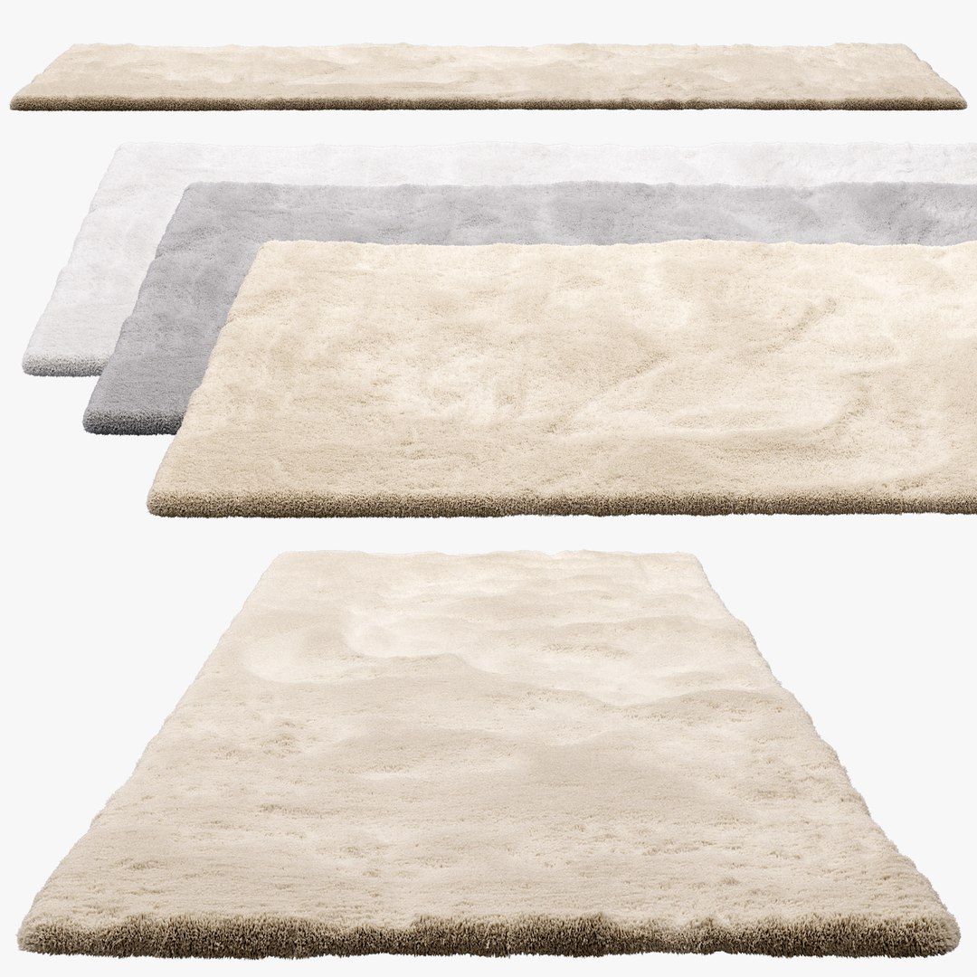 Benuta Dave Fur Rug Collection 3D Model - TurboSquid 2270217
