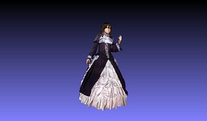 3d model of woman princess