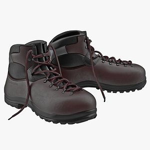 3d hiking boots 2 model