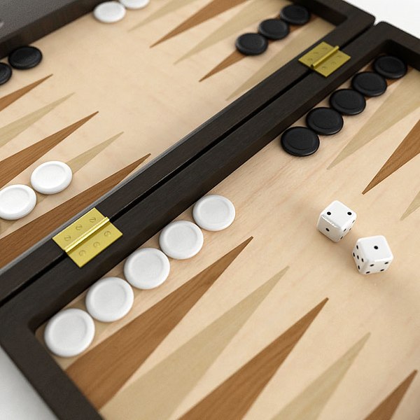 Backgammon gammon model TurboSquid 1298817