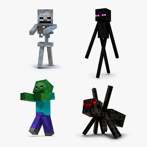 Minecraft Characters Rigged Collection 2
