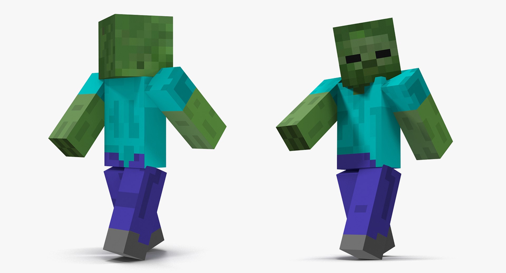 3D model minecraft characters rigged 2 - TurboSquid 1597421