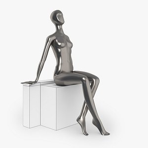 slim female mannequins 3d max