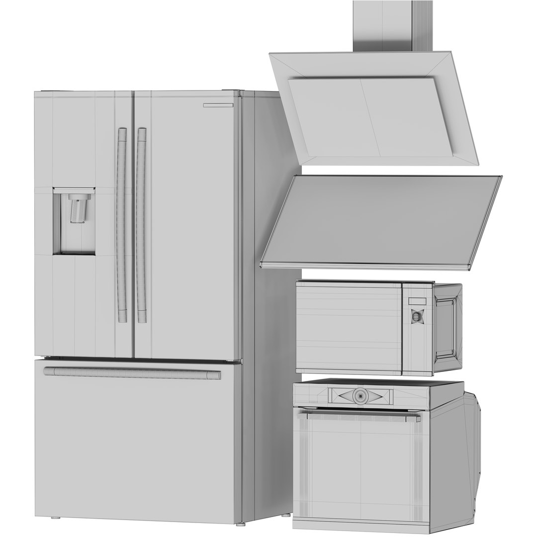 Bosch Appliance Collection 03 Model TurboSquid 1915479