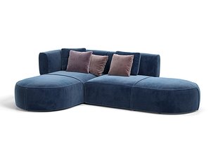 553 Bowy 24-51 2-Seater Modular Sofa 3D model