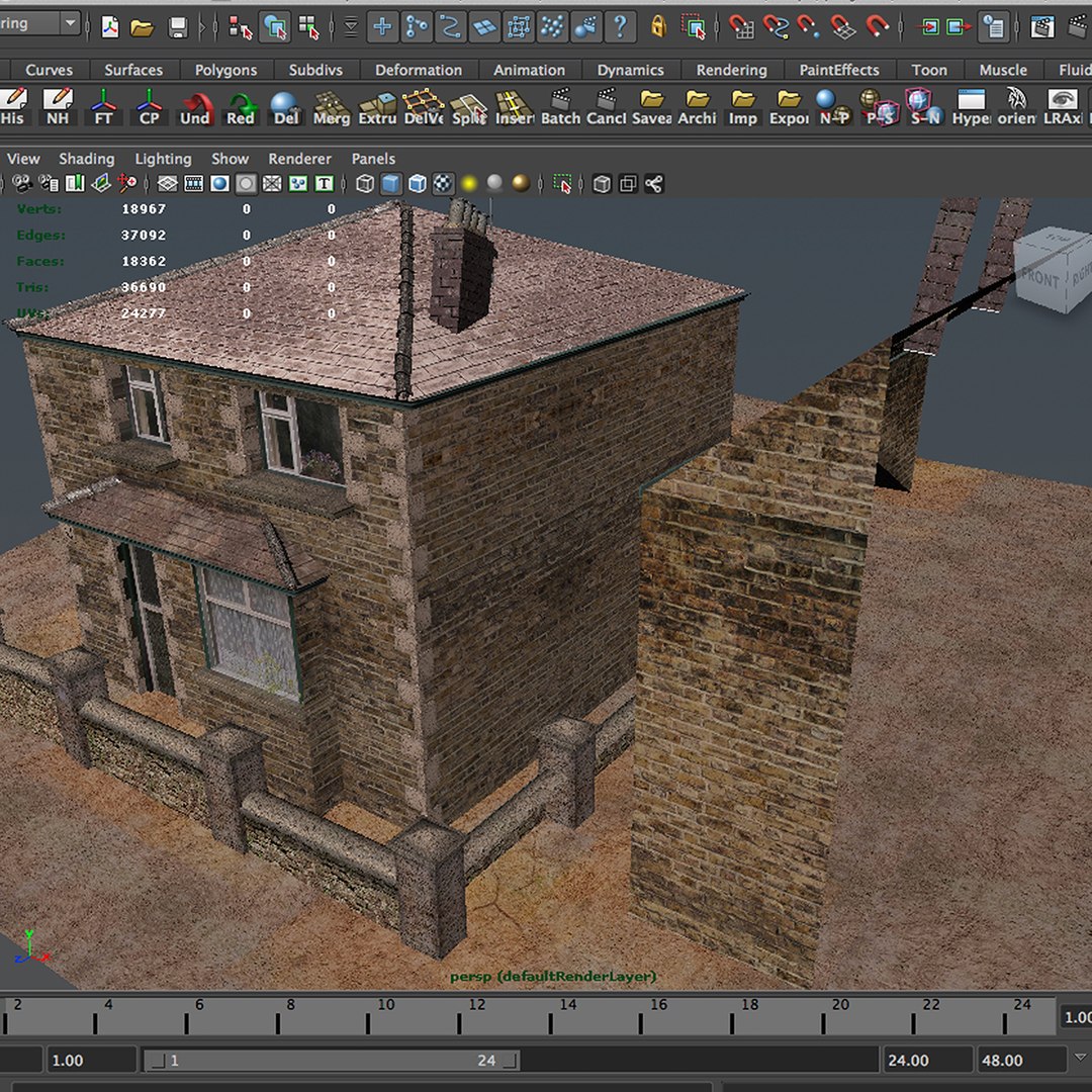 Rural Village 3d 3ds