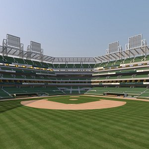 3D baseball stadium