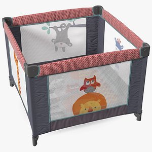 Folding Square Baby Playpen