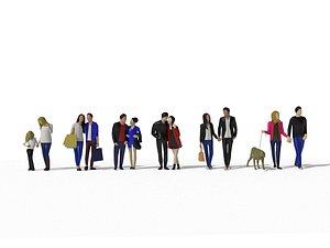 Low Poly Couple Character Pack