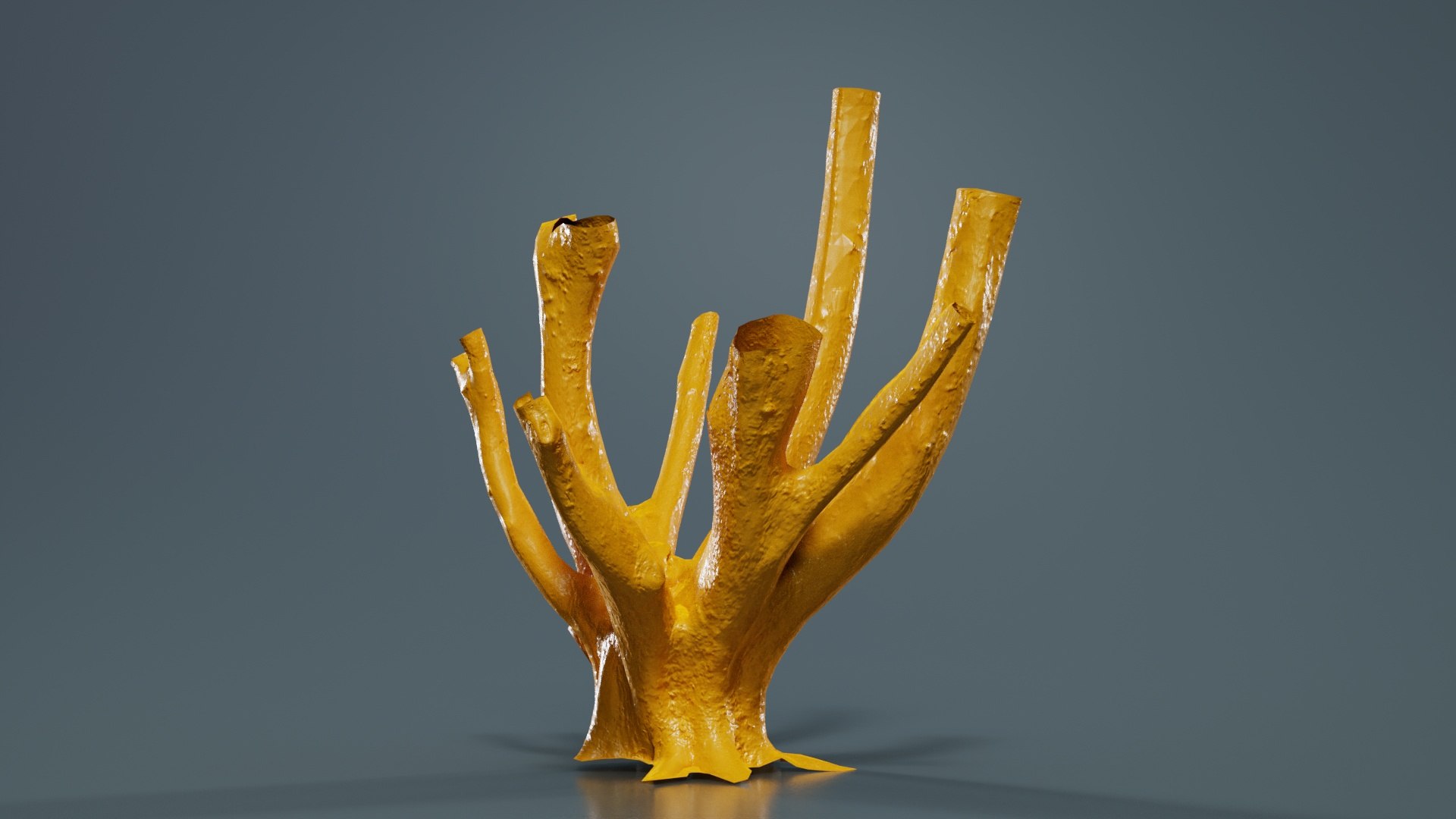Wide Base With Offshoots Tree Trunk Remastered Model - TurboSquid 2363184