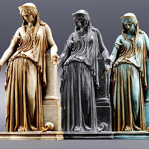 Greek sculpture model