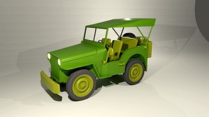 willys jeep 3D