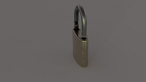 Padlock 3D model