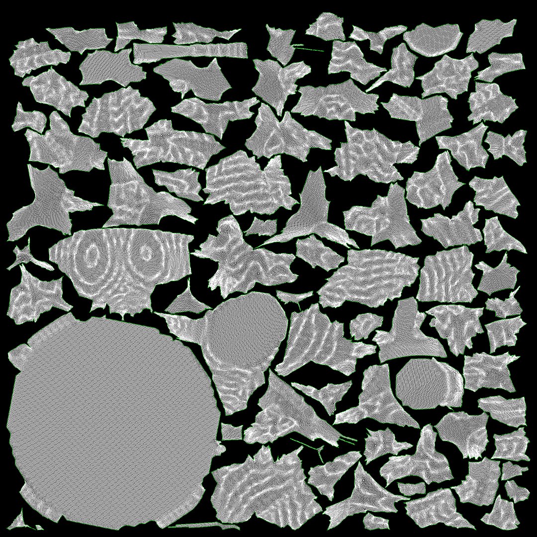 3D Organic Topological Tables Set Model - TurboSquid 2351616