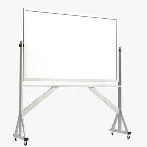 3D reversible freestanding whiteboard