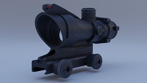 ACOG Rifle Scope 3D model