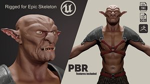 3D Hobgoblin - Rigged for Unreal Engine model