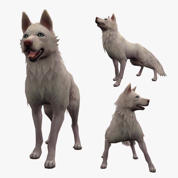 3D Animated dog