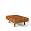 Mesa de centro de LARS WEST ELM Mid Century com armazenamento
