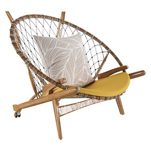 Wheelchair 3D model