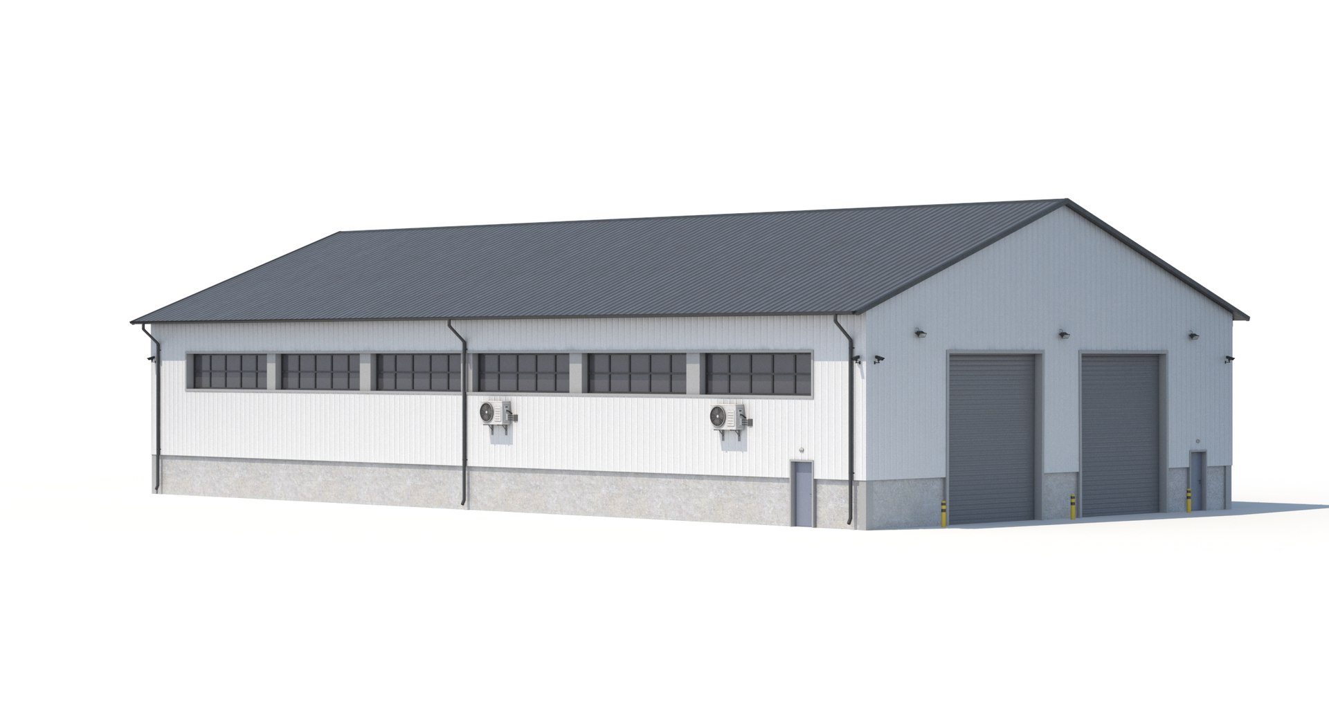 Warehouse Building 30 3D Model - TurboSquid 2300662