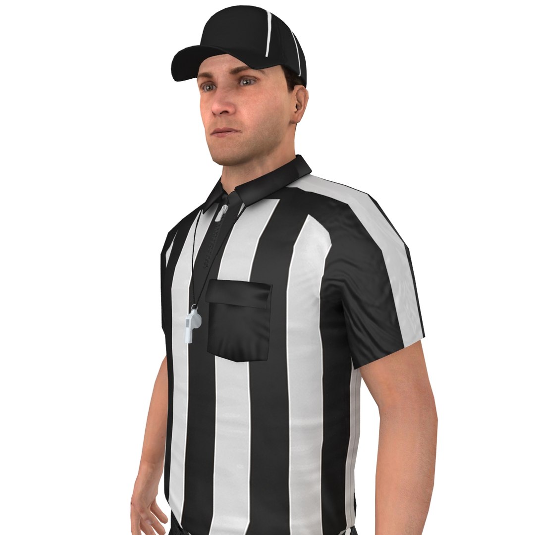 Rigged Football Referee 4 3D - TurboSquid 1301176