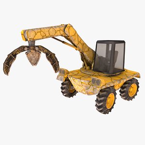 Working machine - landfill claw loader
