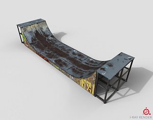 Huge Skate Pipe PBR Textures