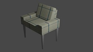 Elegant 3D Models of Wing Chair 3D