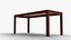 3D Realistic Wooden Table 3D Model High Quality PBR Furniture Asset