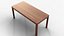 3D Realistic Wooden Table 3D Model High Quality PBR Furniture Asset