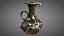 Antique Metal Wine Jug Vintage