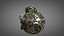 Antique Metal Wine Jug Vintage