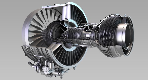 LEAP-1A turbofan engine 3D model - TurboSquid 1875183