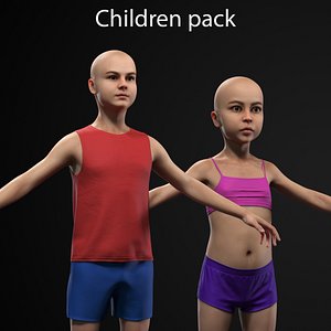 3D Children pack