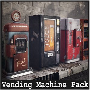 Vending Machines  42 Assets 3D model