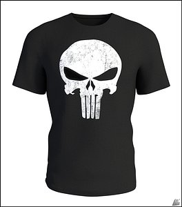 t-shirt shirt punisher 3D