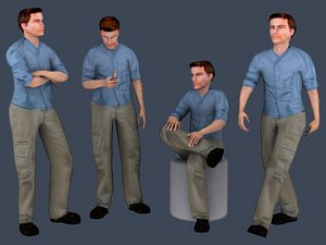 3ds max people - harold