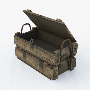 Wooden Ammo Box C276