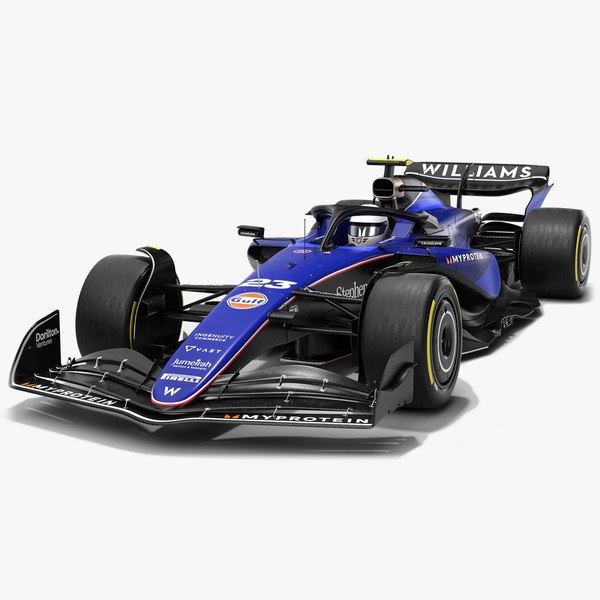 Williams FW46 F1 Team Formula 1 Season 2024 3D model