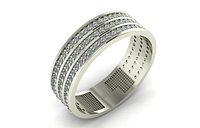 wedding ring three band
