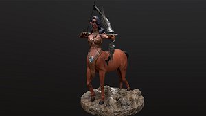 3D Elf Centaur girl