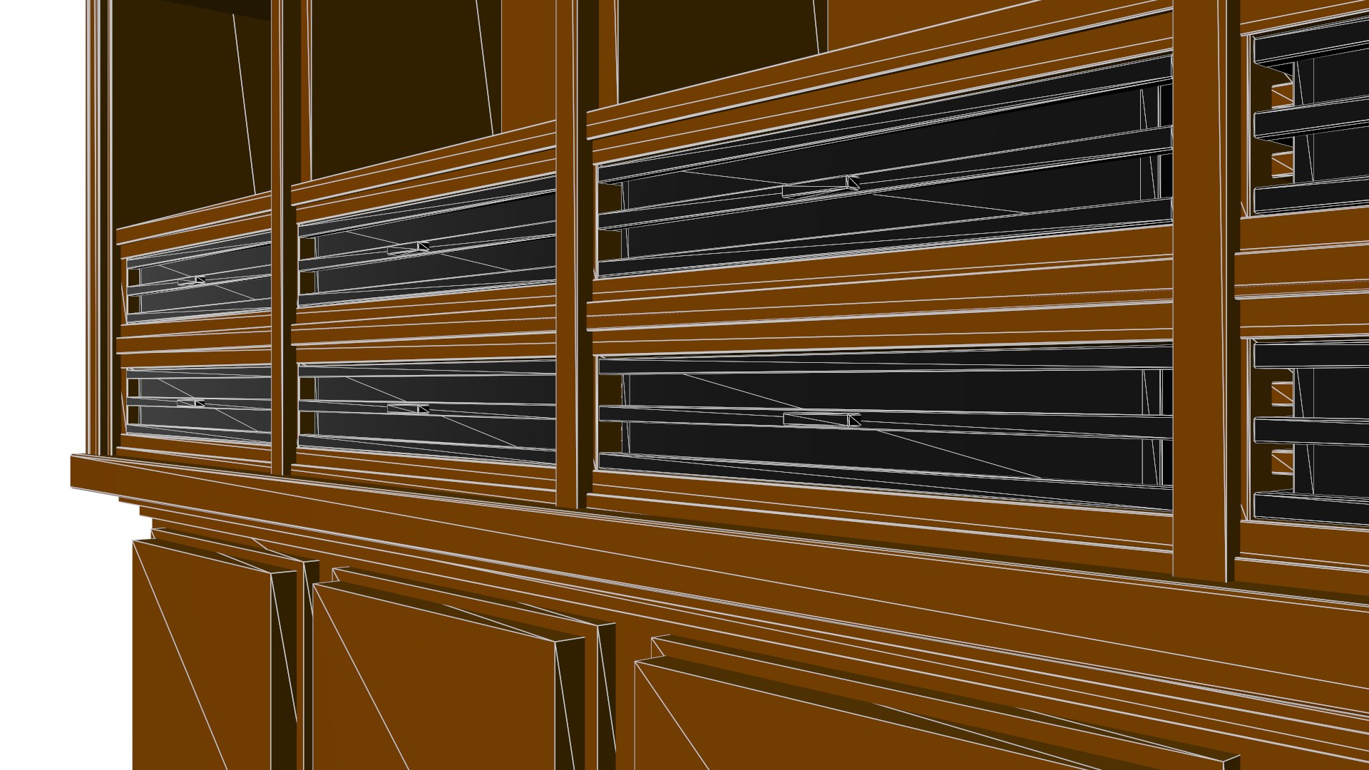 Modern Greek Style Bookshelf II 3D Model TurboSquid 2023969